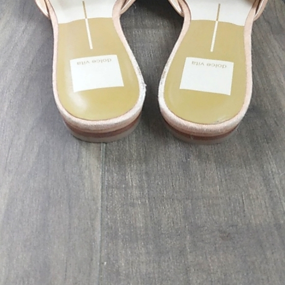 DOLCE VITA NATURAL STRAW POINTED MULES WOMANS 6 - Picture 6 of 9